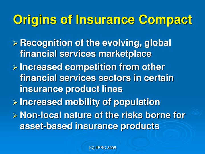 Ppt Interstate Insurance Compact The Future Is Now Powerpoint Presentation Id 400840