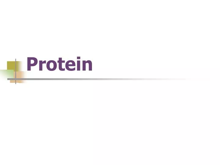 protein n.