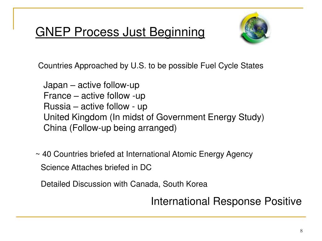 PPT - The Global Nuclear Energy Partnership John W. Herczeg U.S ...