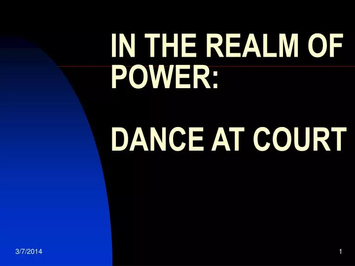 in the realm of power dance at court n.