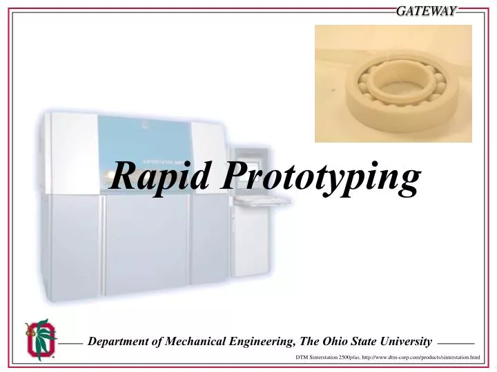 rapid prototyping n.