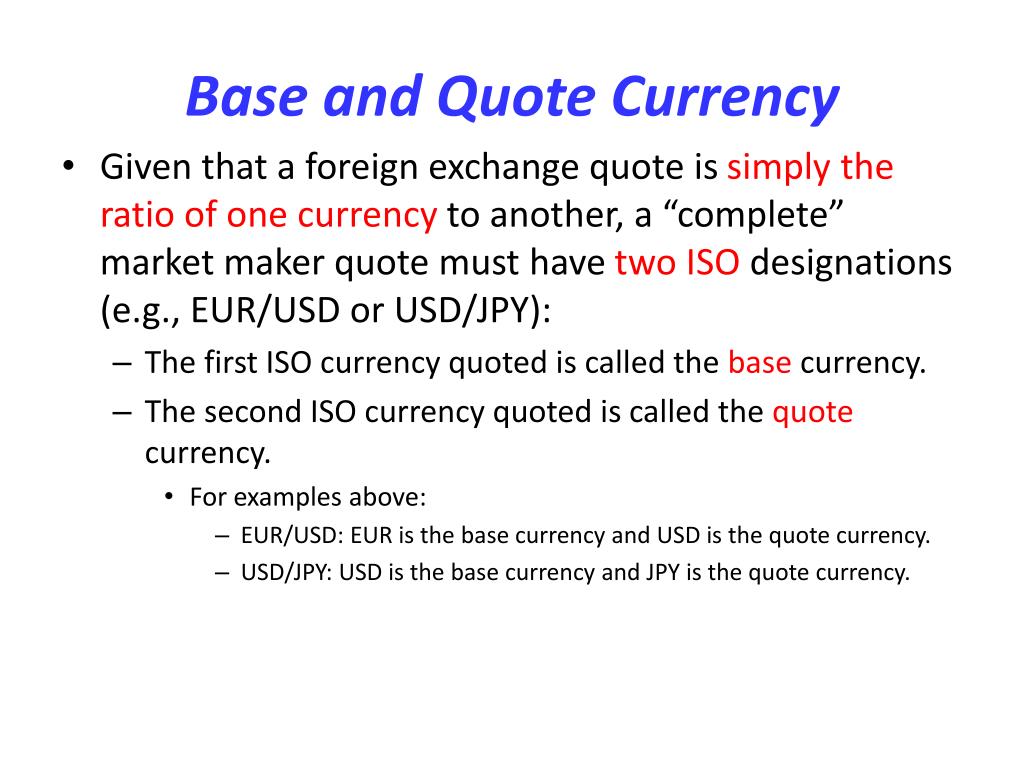 PPT - The Basics of the Foreign Exchange Market PowerPoint Presentation