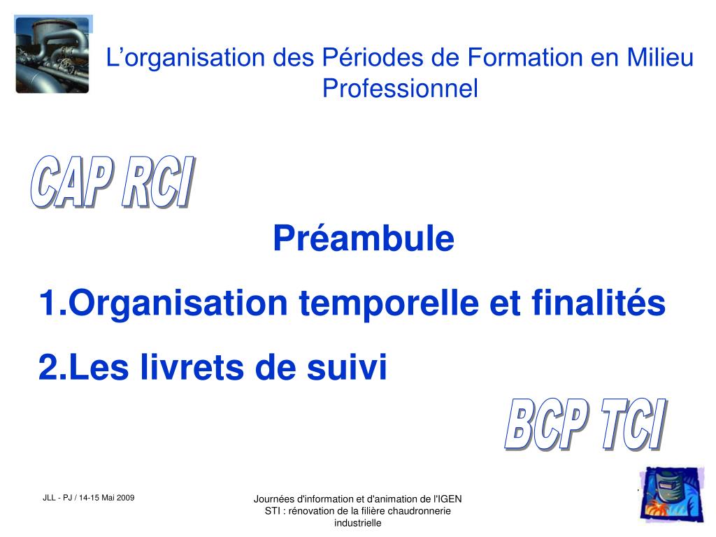 PPT - L'organisation des Périodes de Formation en Milieu Professionnel  PowerPoint Presentation - ID:404547