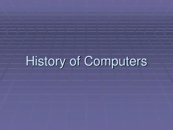 history of computers n.