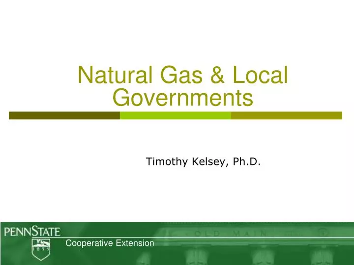 natural gas local governments n.