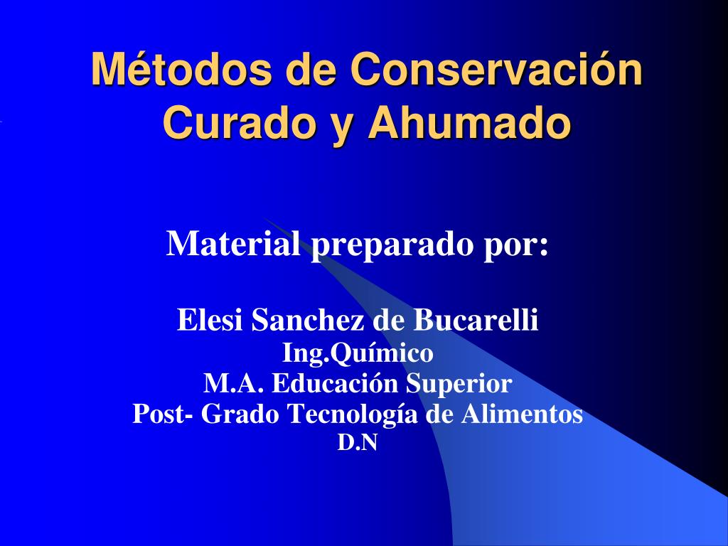 Conservacion de alimentos por frio ppt