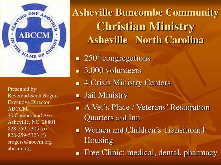 asheville buncombe community christian ministry asheville north carolina n.