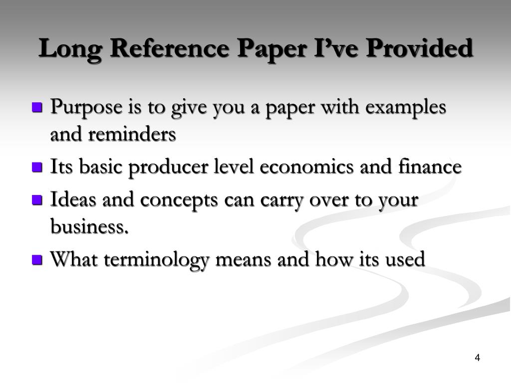 Long Reference PPT - Jim McGrann Ranch Management Economist Professor Emeritus Texas A ...