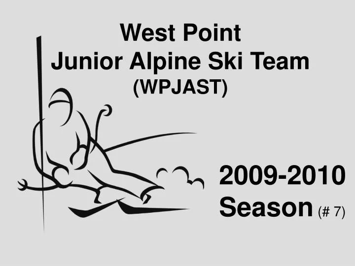 west point junior alpine ski team wpjast n.