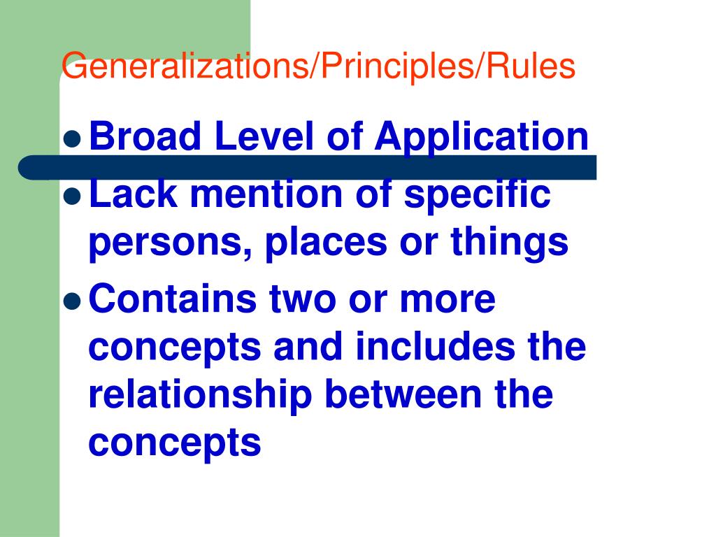 Generalization: Generalizing Success: Rule of Thumb Principles for All -  FasterCapital