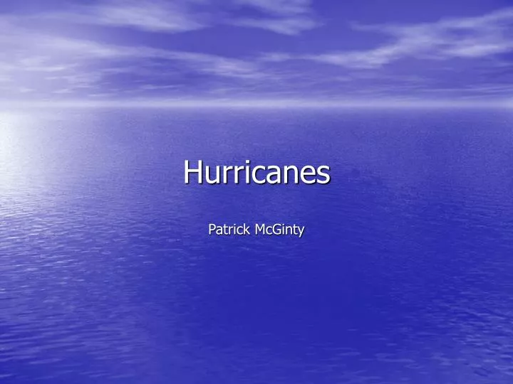 hurricanes n.