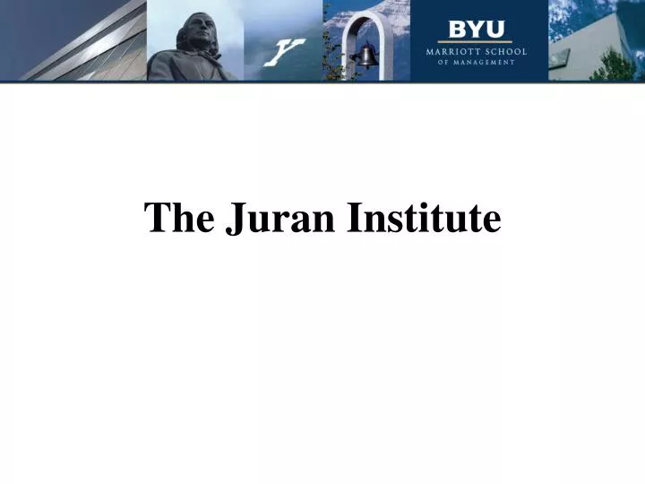the juran institute n.