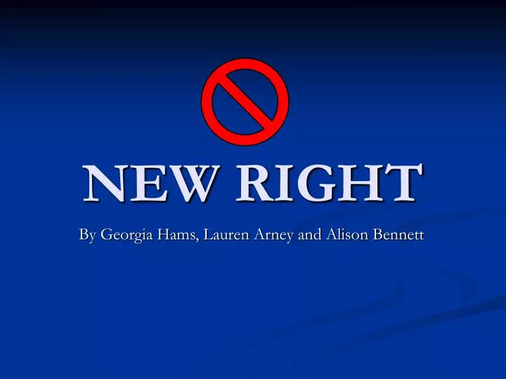 new right n.