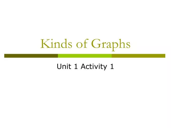 kinds of graphs n.
