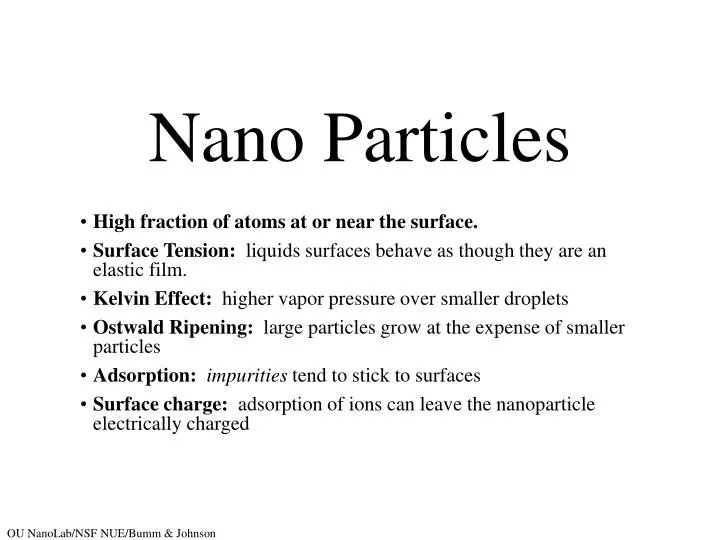 nano particles n.