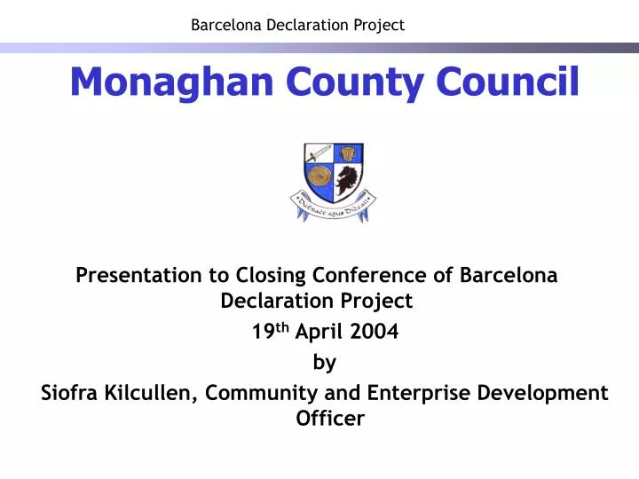 barcelona declaration project n.