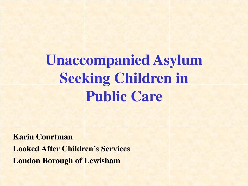unaccompanied asylum seeking children power relationships The sound of silence: listening to what unaccompanied asylum-seeking children say and do not say. unaccompanied asylum seeking children power relationships The sound of silence: listening to what unaccompanied asylum-seeking children say and do not say.