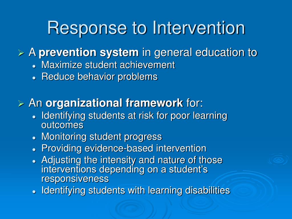 PPT - Response To Intervention (RTI) PowerPoint Presentation, Free ...