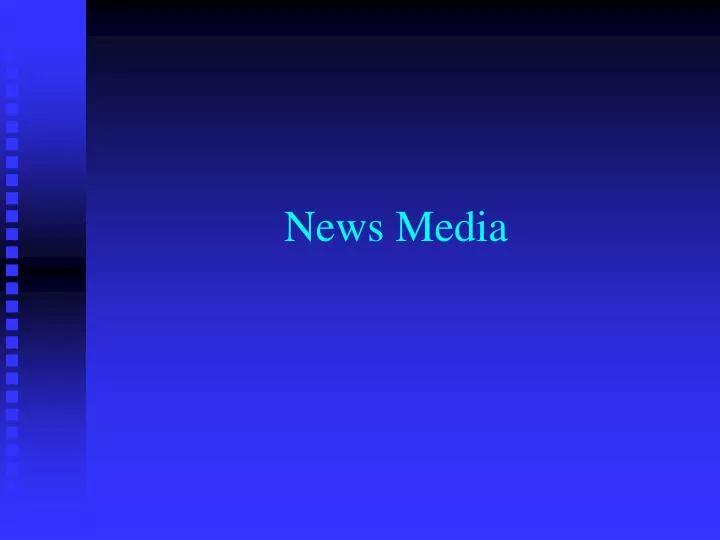 news media n.
