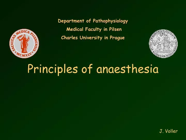 principles of anaesthesia n.