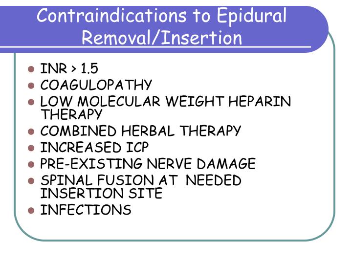 PPT Post Operative Pain Management Epidurals Beyond the Operating