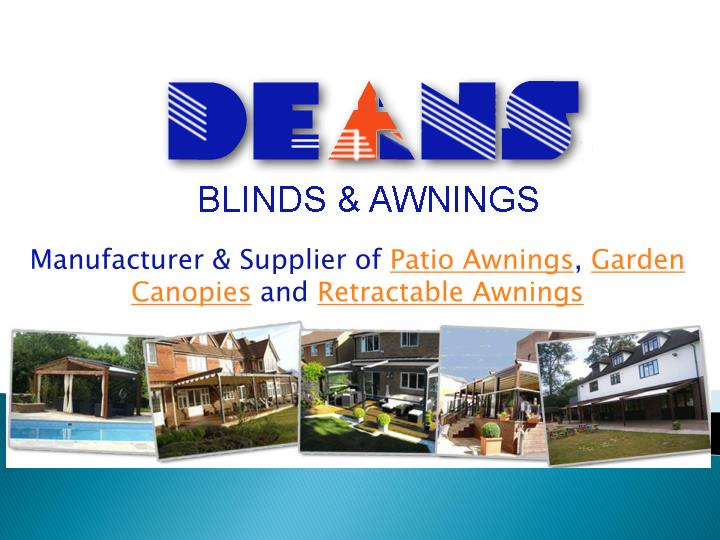 manufacturer supplier of patio awnings garden canopies and retractable awnings n.
