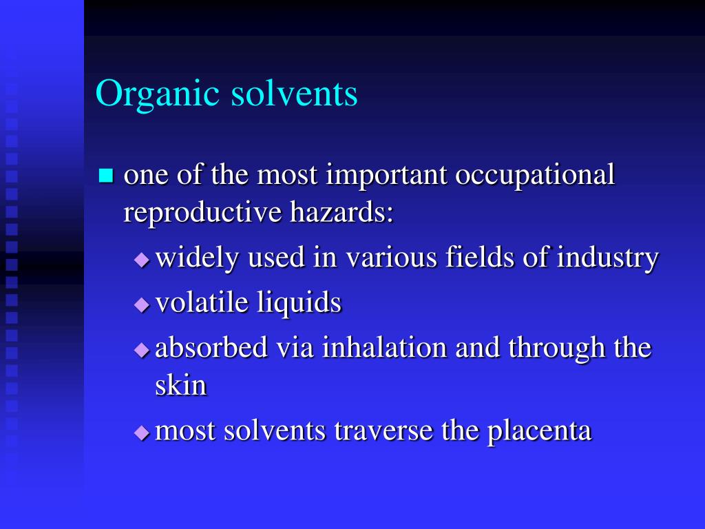 PPT Solvents pregnancy and fertility PowerPoint Presentation