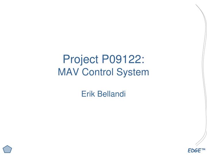 project p09122 mav control system n.