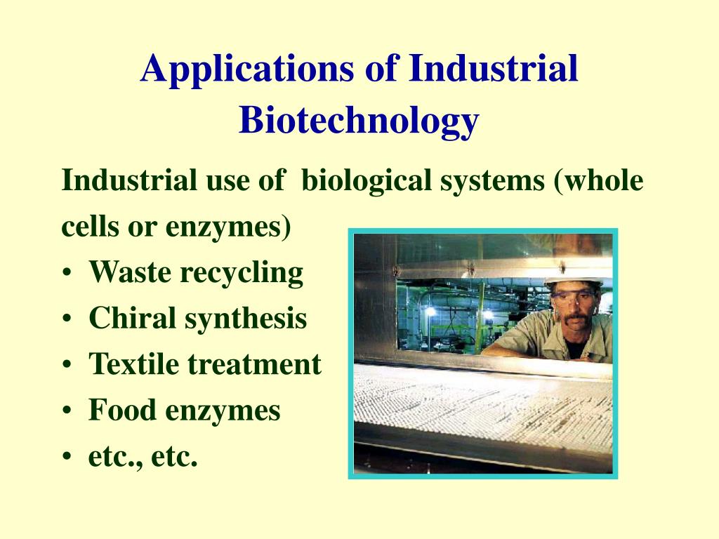 PPT The Application of Industrial Biotechnology to Pollution