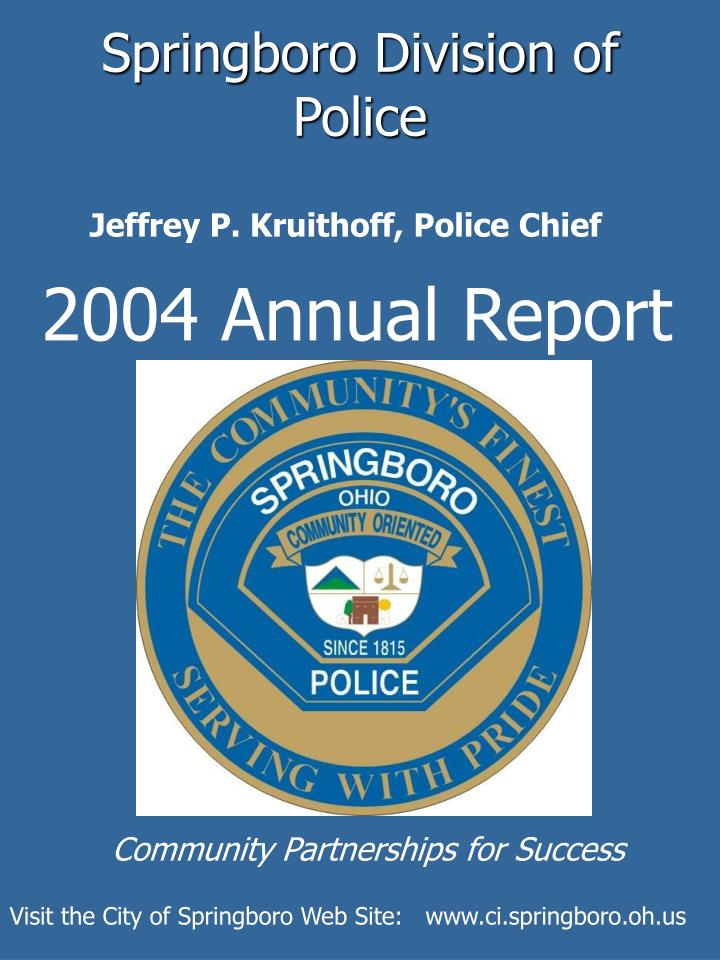 springboro division of police n.