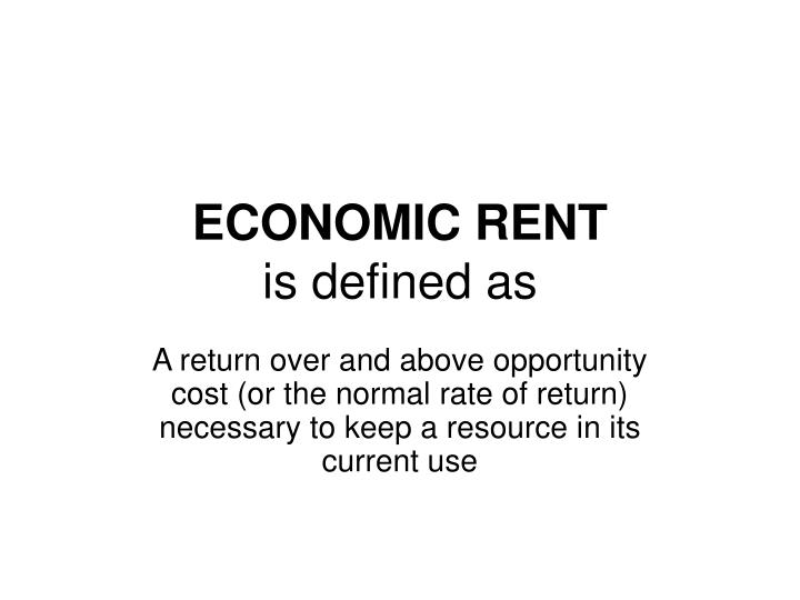presentation market rent limited