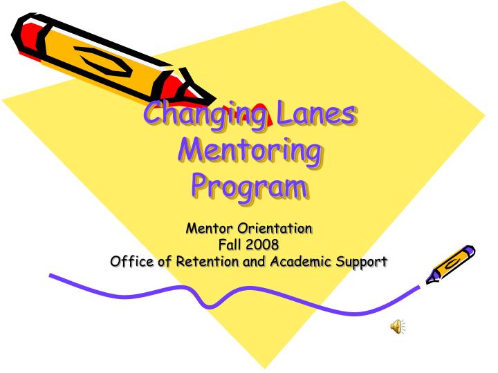 changing lanes mentoring program n.
