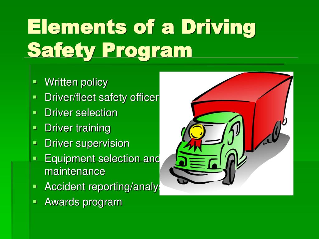 driving-safety-program-template