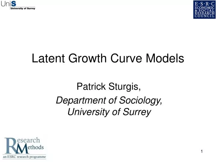 latent growth curve models n.