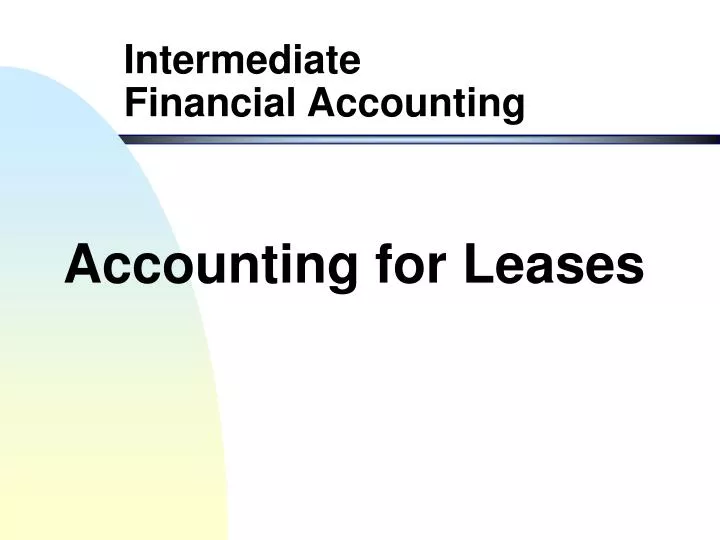 accounting for leases n.