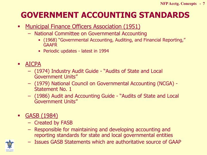 PPT NOTforPROFIT ACCOUNTING Basic Concepts PowerPoint Presentation ID417651