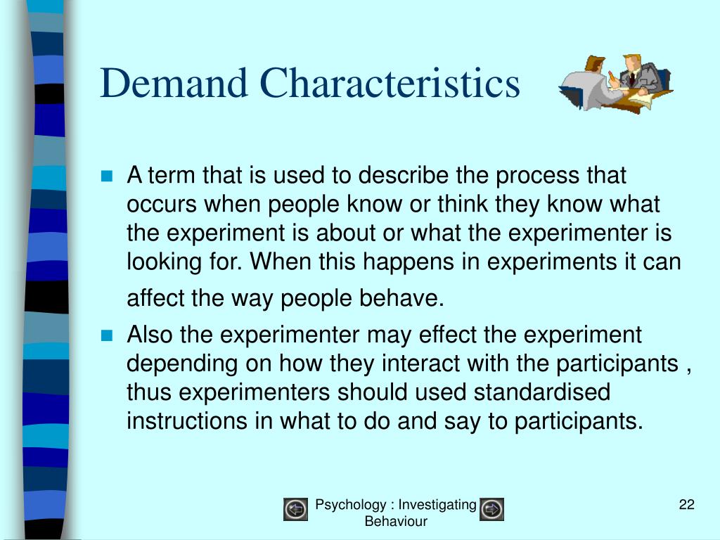 Demand Characteristics  Definition, Examples, & Control