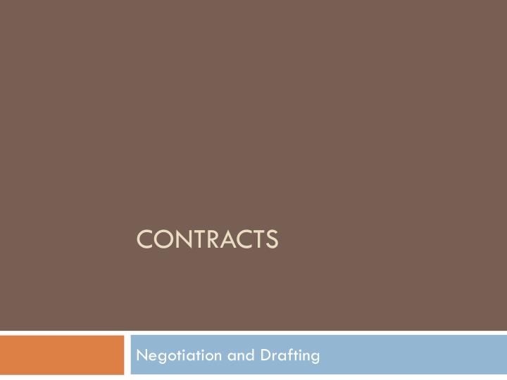contracts n.
