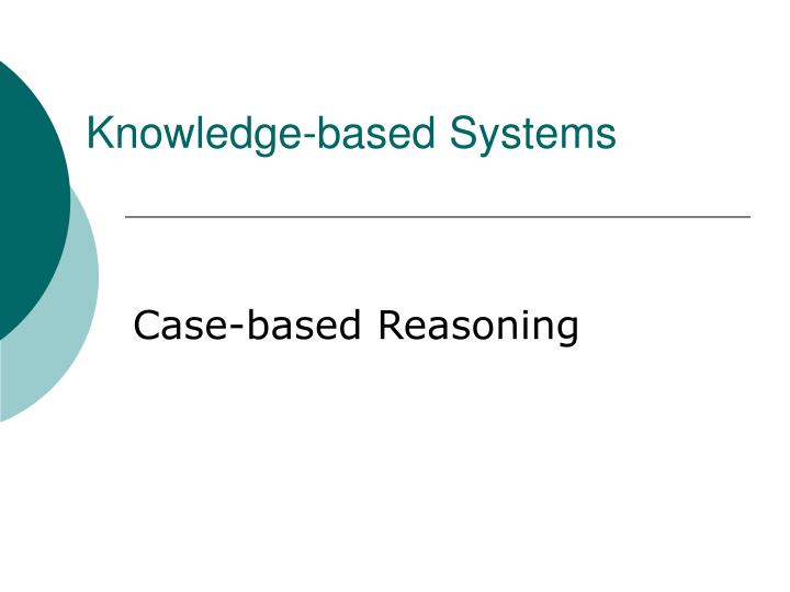 knowledge based systems n.