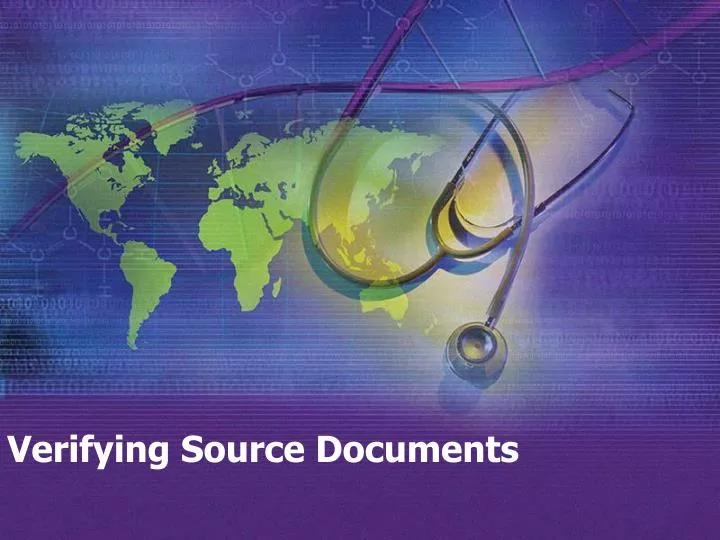 verifying source documents n.
