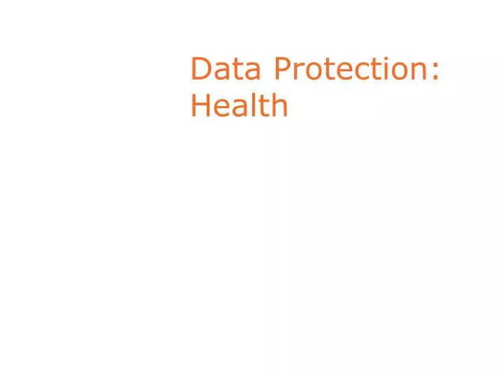 data protection health n.