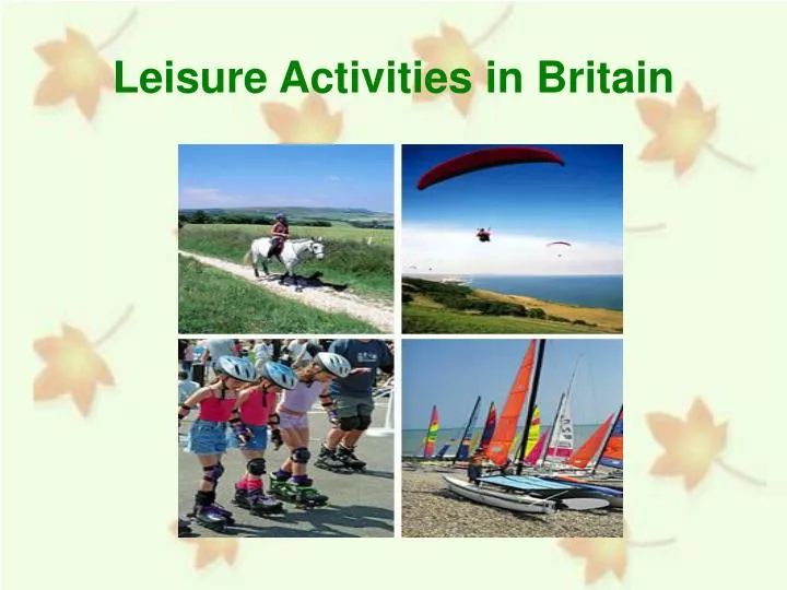 powerpoint leisure activities