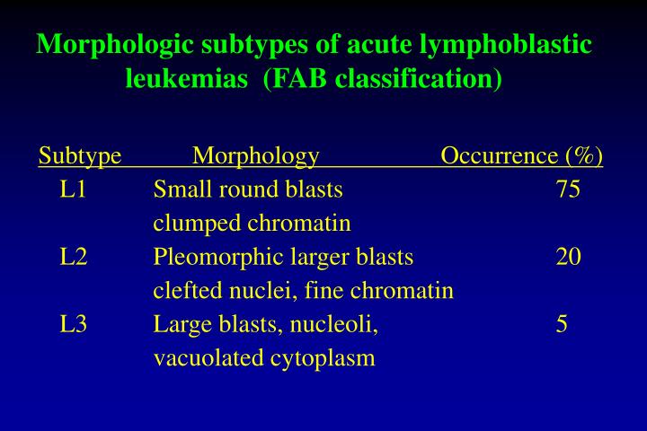 PPT - Acute lymphobl a stic leukemia (ALL) PowerPoint Presentation - ID ...