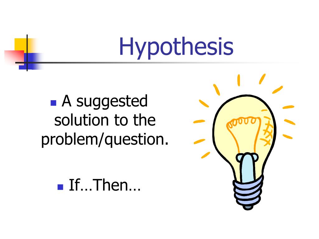 meaning of hypothesis in scientific method