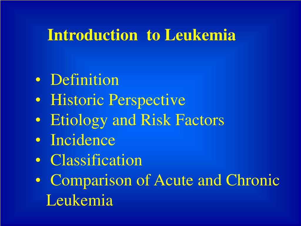 case study on leukemia slideshare