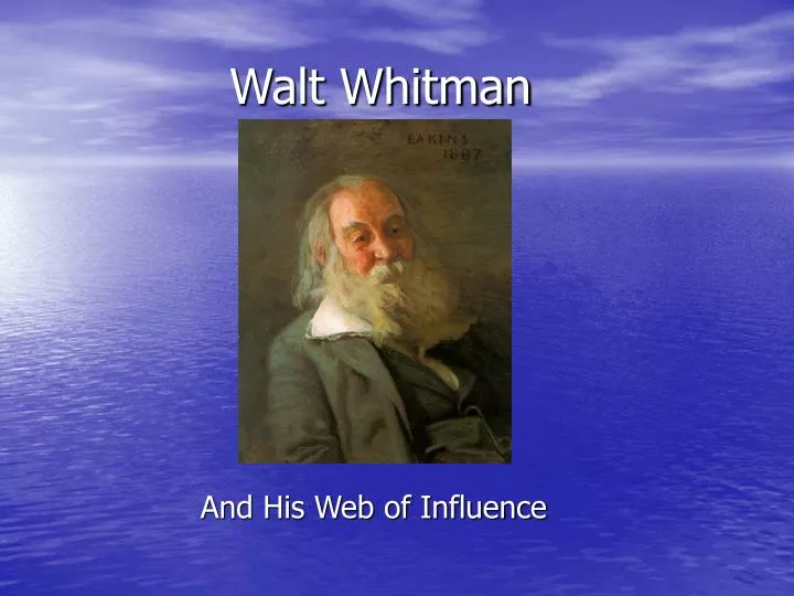 walt whitman n.