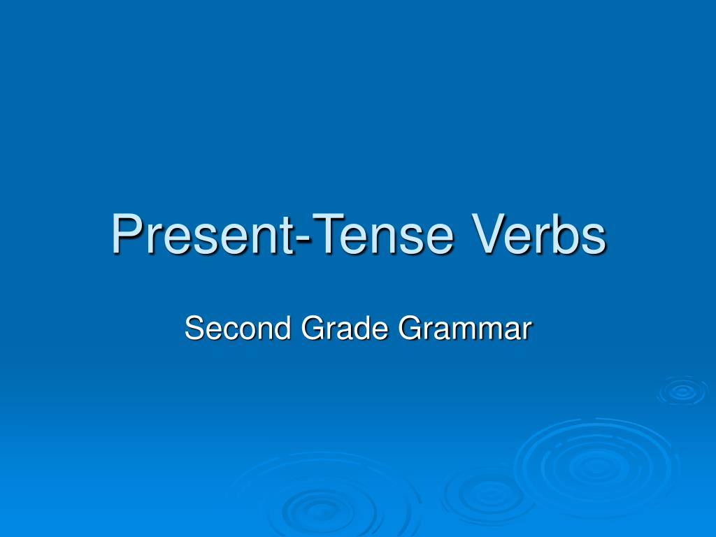 PPT Present Tense Verbs PowerPoint Presentation Free Download ID 421293