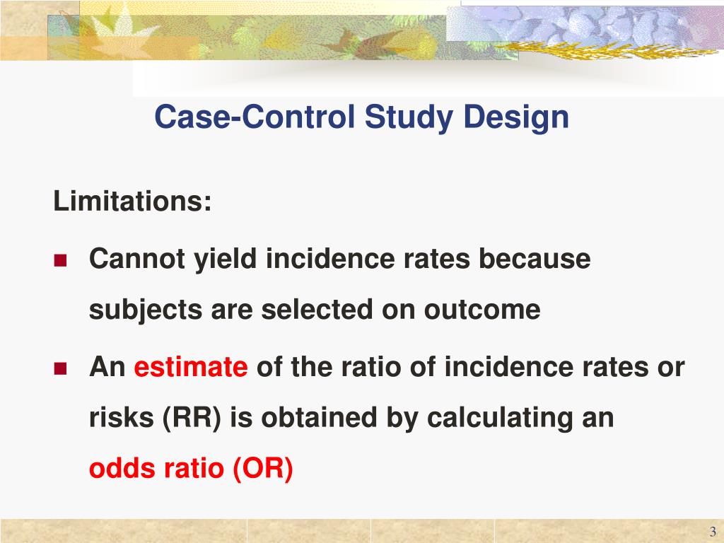 PPT Case Control Study Design PowerPoint Presentation Free Download 