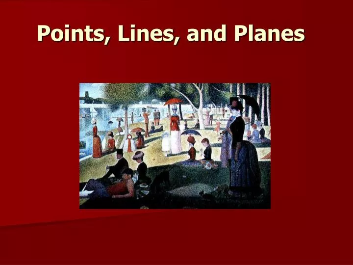 points lines and planes n.
