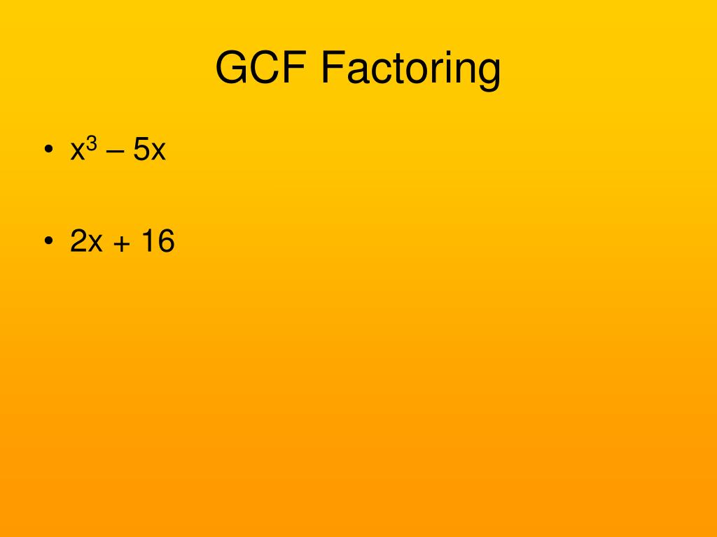 PPT - Limits by Factoring and the Squeeze Theorem PowerPoint ...